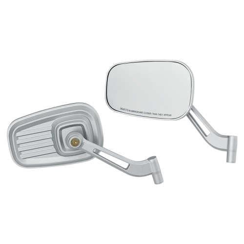 Kuryakyn - Kuryakyn Dillinger Mirrors - Silver - 6654