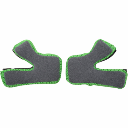 AFX - AFX Cheek Pads for FX-17 Helmets - Green - Lg - 01342003