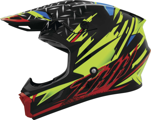 THH Helmets - THH Helmets 710X Assault Helmet - 646192 - Yellow/Red - X-Small