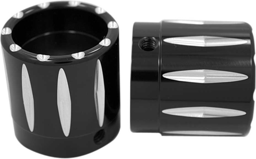 Avon Grips - Avon Grips Rival Axle Nut Covers - 1in. - Black - AXL-RIV-AN-TOUR