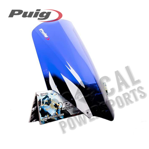 PUIG - PUIG Racing Windscreen - Blue - 4061A