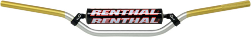Renthal - Renthal 7/8in. Handlebar - Racer/Universal - Silver/Gold - 97108SG01185