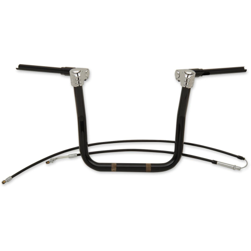 Klock Werks - Klock Werks Klip Hanger Handlebar Kit - 14in - Black/Chrome - KW06019012C