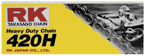 RK - RK 420H RK-M Heavy-Duty Chain - 100 Links - Natural - 420H-100