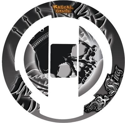 Rascal Grafik - Rascal Grafik Gas Cap Protector - Be King - RA36418