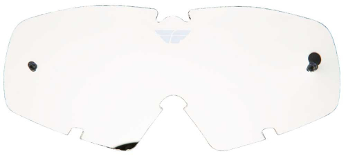 Fly Racing - Fly Racing Anti-Fog/Anti-Scratch Lexan Lens for Focus Youth Goggles - Chrome/Clear - 37-2461