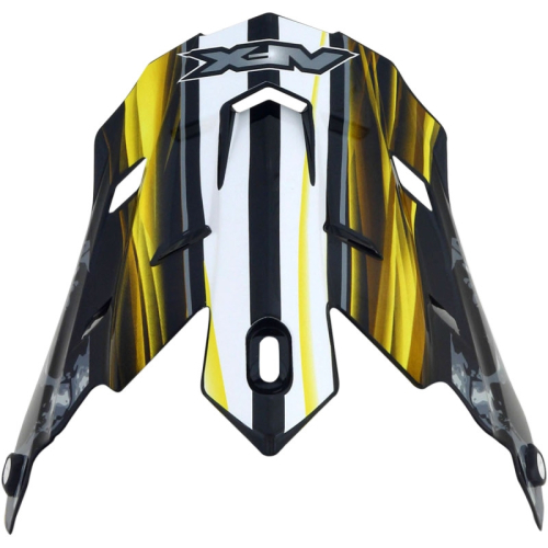 AFX - AFX Peak for FX-17 Helmets - Inferno Black Yellow - 0132-0806