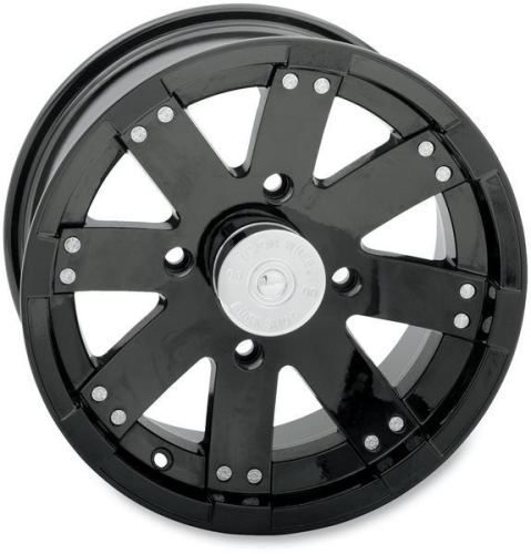 Vision Wheel - Vision Wheel Type 158 Buck Shot Wheel - 12x8 - 4+4 Offset - 4/156 - Black - 158PU128156GB4