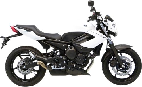 Leo Vince - Leo Vince Underbody Slip-on - Stainless Muffler - Carbon End Cap - 8240