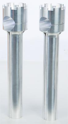 Rooke Customs - Rooke Customs 1-1/8in. Narrow Base Risers - 8in. - Raw - R-HR2248-A