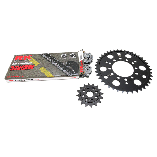 RK - RK Quick Acceleration Chain Kit with Steel Sprocket - Natural - 2108-089P
