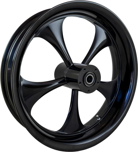 Bagger Nation - Bagger Nation SRT Performance Wide Tire Kit - with High 5 Wheel - Black - SRT-KIT-14-HI5-B