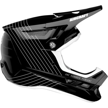 100% - 100% Aircraft Silo Bicycle Helmet - 80001-00001 - Black - X-Small