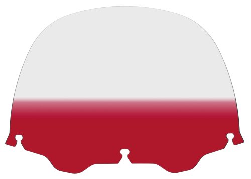 Memphis Shades - Memphis Shades Standard Windshield - 12in. - Gradient Ruby - MEP8122