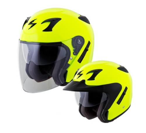 Scorpion - Scorpion EXO-CT220 Solid Helmet - 22-0505 - Neon - Large