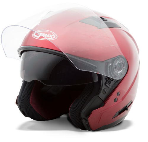 G-Max - G-Max OF77 Solid Helmet - G3770093 - Candy Red - X-Small
