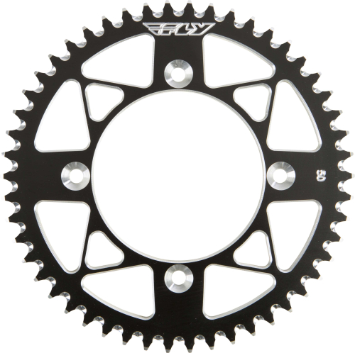 Fly Racing - Fly Racing Aluminum Rear Sprocket - Black - 50T - 505-50 BLK