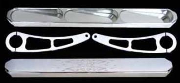 ModQuad - ModQuad Billet 3-Panel Rear View Mirror - 1 3/4in. - Polished - R-MIR-6