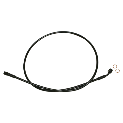 Magnum - Magnum Alternative Length XR Stainless Extreme Response DOT Upper Brake Line - 10mm. 35deg. Banjo - 25in. - SBB0706-25