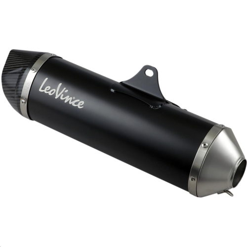 Leo Vince - Leo Vince Nero Universal Slip-On - 50mm x 2in. Inlet - Black Muffler - 3014000471R