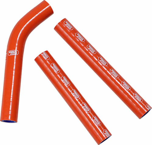 Moose Racing - Moose Racing Race Fit Radiator Hose Kit without Clamps - 3 - Orange - 1902-1565