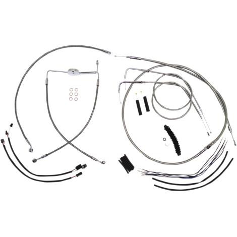 Magnum - Magnum Stainless Steel XR Handlebar Installation Kit for 12-14in. Ape - 589331