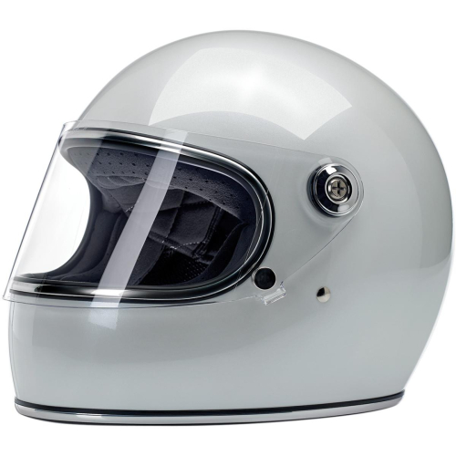 Biltwell Inc. - Biltwell Inc. Gringo S Solid Helmet - 1003-330-105 - Metallic Pearl White - X-Large