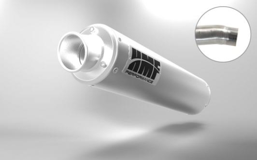 HMF Engineering - HMF Engineering Performance Series Slip-On - Clamp Mount - Brushed - Turn Down Brushed - 014453676071
