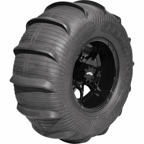AMS - AMS Sand King Tire/Wheel Kit - 14x10 - 5.5+4.5 Offset - 4/137 - Matte Black - 0331-1284