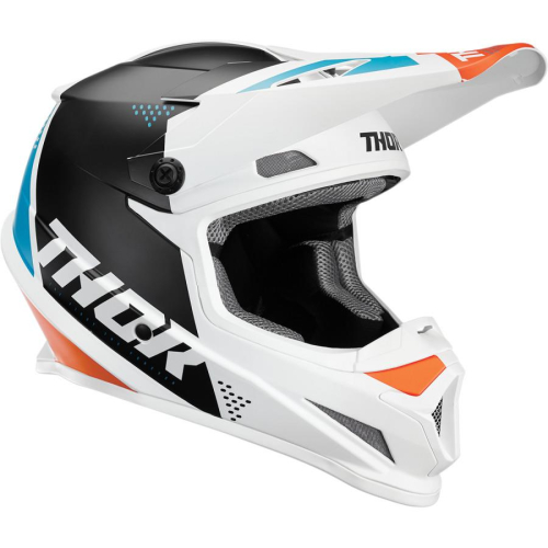 Thor - Thor Sector Blade Helmet - 0110-6241 - White/Aqua - Small