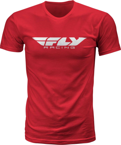Fly Racing - Fly Racing Corporate Standard T-Shirt - 352-0942M - Red - Medium