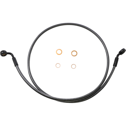 Magnum - Magnum Karbonfibr E-Z Align Single Disc Front Brake Line - 35deg. Top Angle - 44in - 76144SW