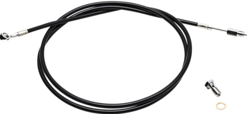 LA Choppers - LA Choppers Hydraulic Clutch Line - Black Vinyl - LA8049C04B