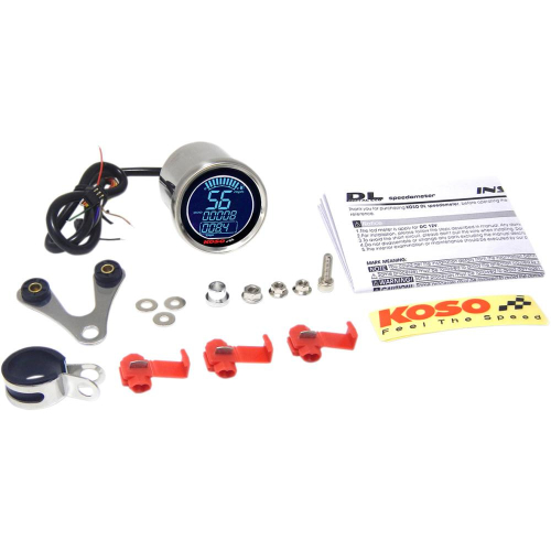 Koso North America - Koso North America DL Style Electronic Speedometer - BA552B70-HD