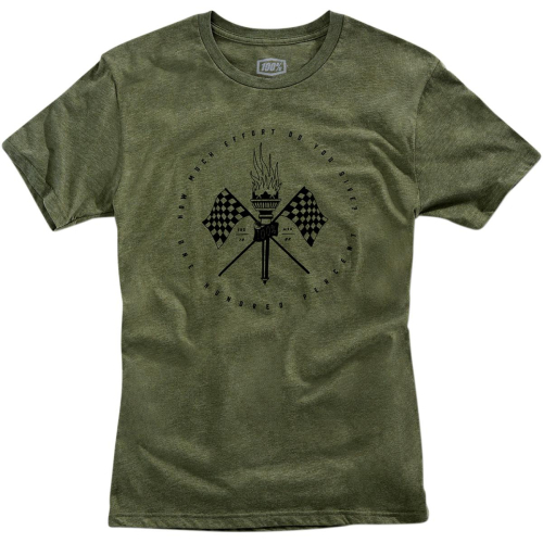 100% - 100% Valkyrie T-Shirt - 32086-005-10 - Green - Small