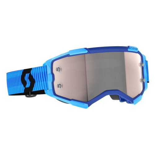 Scott USA - Scott USA Fury Goggles - 272828-1034269 - Blue/Silver Chrome Lens - OSFM