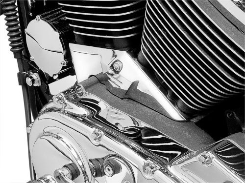 Kuryakyn - Kuryakyn Cylinder Base Cover - Chrome - 8141