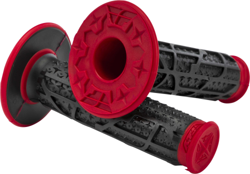 Fly Racing - Fly Racing Pilot II MX Grips - Red/Black - 01173613A