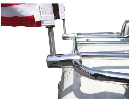 Pro Pad - Pro Pad Extended-Style Luggage Rack 1/2in. Flag Mount with 6in. x 9in. flag - RFM-RDHB12