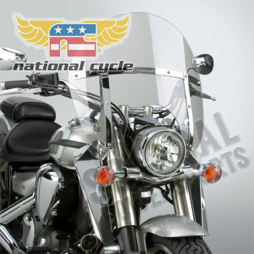 National Cycle - National Cycle SwitchBlade Chopped Windshield - Clear - N21411