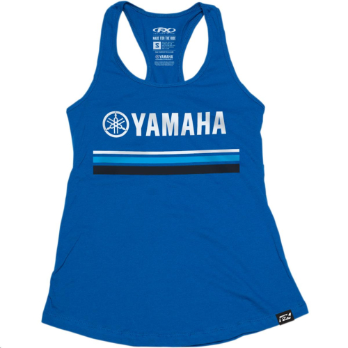 Factory Effex - Factory Effex Yamaha Stripes Womens Tank Top - 22-87266 - Royal Blue - X-Large
