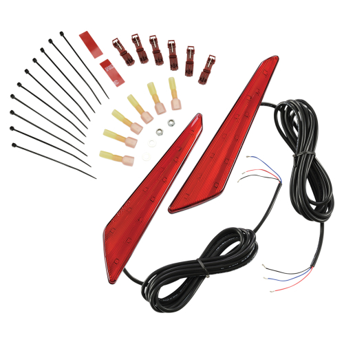 Show Chrome - Show Chrome Lens Marker Light Set - Red - 52-953R