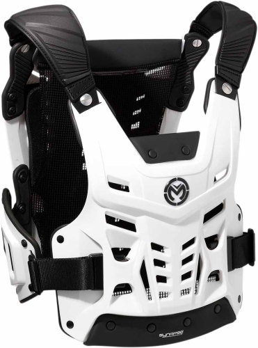 Moose Racing - Moose Racing CE Synapse Lite Roost Deflector - 2701-0995 - White/Black - XL-2XL