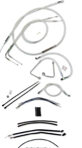 Magnum - Magnum Sterling Chromite II Handlebar Installation Kit for 15-17in. Ape - 387702