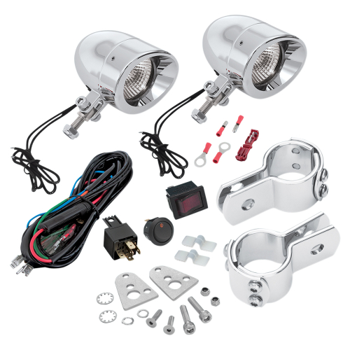 Show Chrome - Show Chrome Highway Bar LED Mini Driving Light Kit - Halogen - 55-365