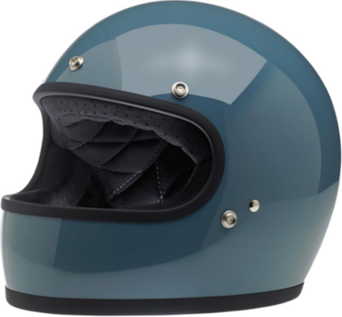 Biltwell Inc. - Biltwell Inc. Gringo Solid Helmet - GHBAJGLBLUXXL - Blue - 2XL