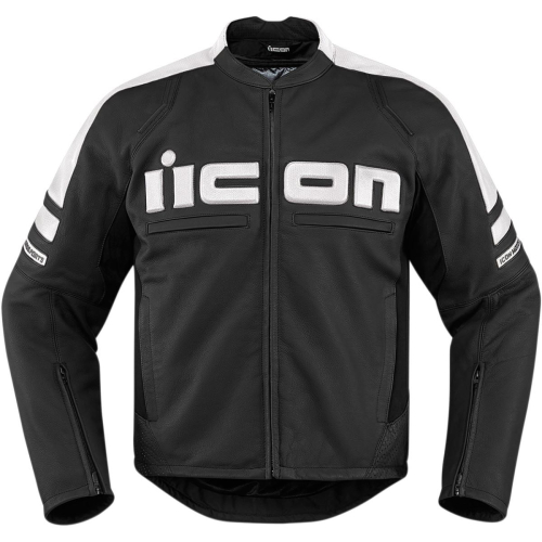 Icon - Icon Motorhead 2 Leather Jacket - XF-2-2810-2860 - White - Large