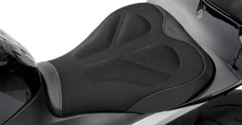 Saddlemen - Saddlemen Gel-Channel Tech One-Piece Solo Seat with Rear Cover - 0810-BM19