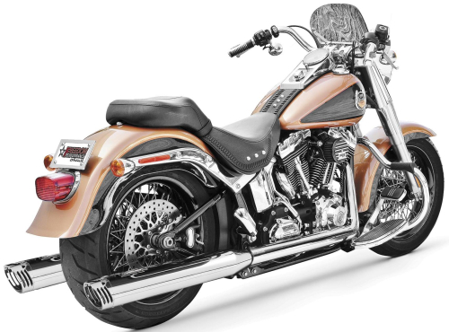 Freedom Performance - Freedom Performance Racing Dual Exhaust System - Chrome Body with Chrome Tip - HD00134