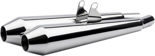 British Customs - British Customs Predator Pro Muffler for Triumph - Polished Finish - BC902-106-P